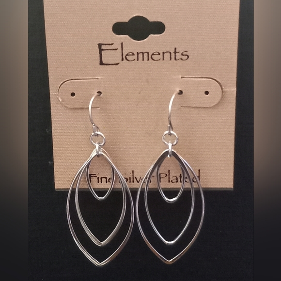 Elements Jewelry - Fine Silver Plate Earrings